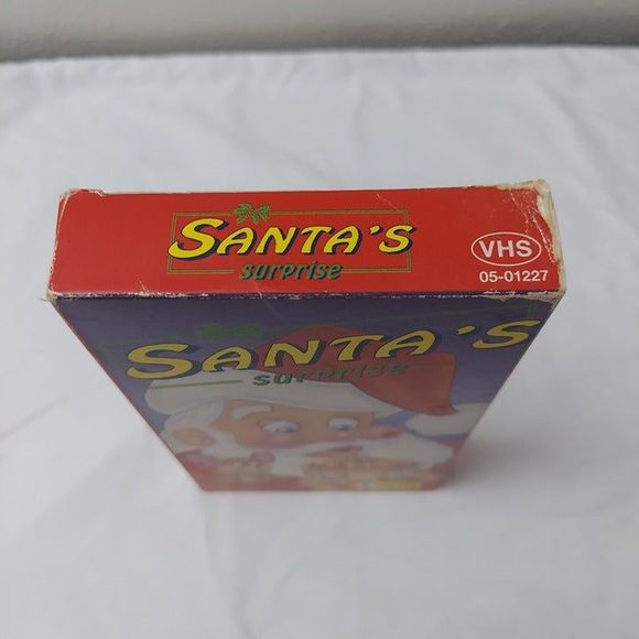 Santa's Surprise VHS 4 Animated Movie Cartoon Vintage 1993 Kids Christmas Movie - Picture 5 of 6